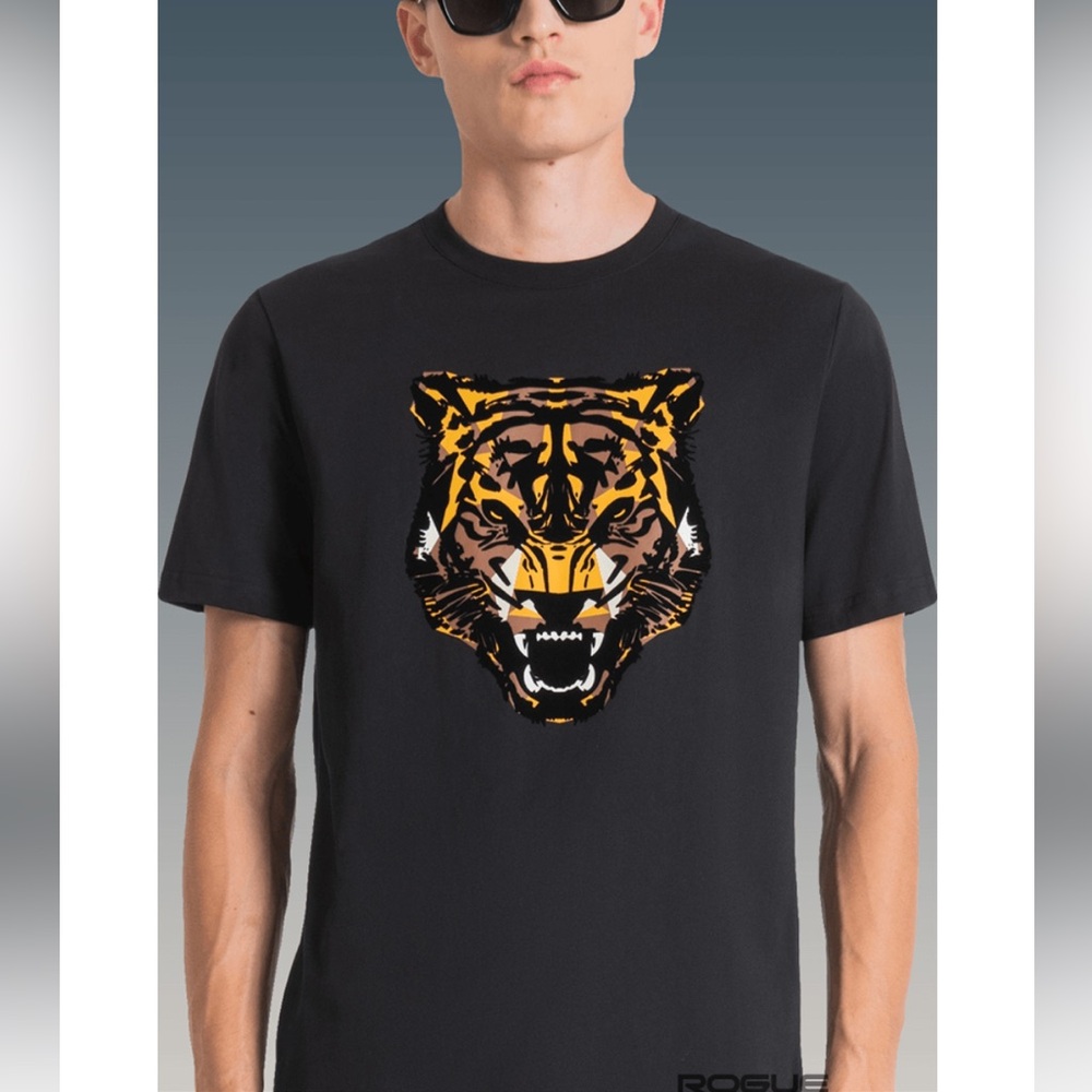Antony Morato Tiger Tie Dye T-shirt Black Brown size S